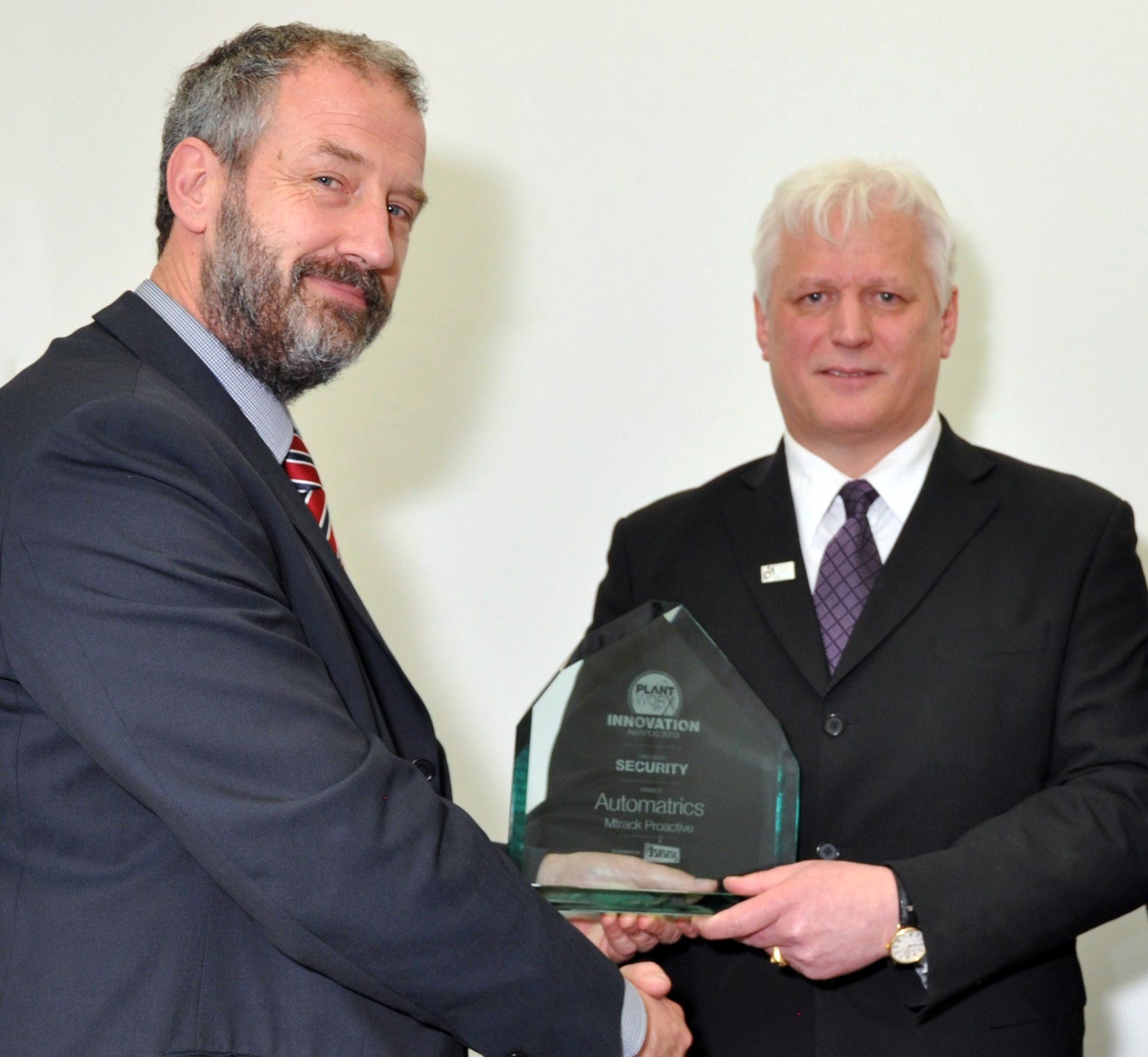 Richard Taylor receiving prize